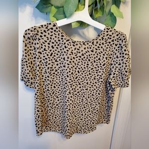 Papermoon dalmatian spot top, small
